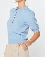 Effortless Knit Polo Top (2 Color Ways)