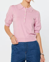 Effortless Knit Polo Top (2 Color Ways)