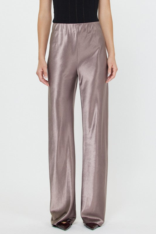Satin Wide Leg Pants