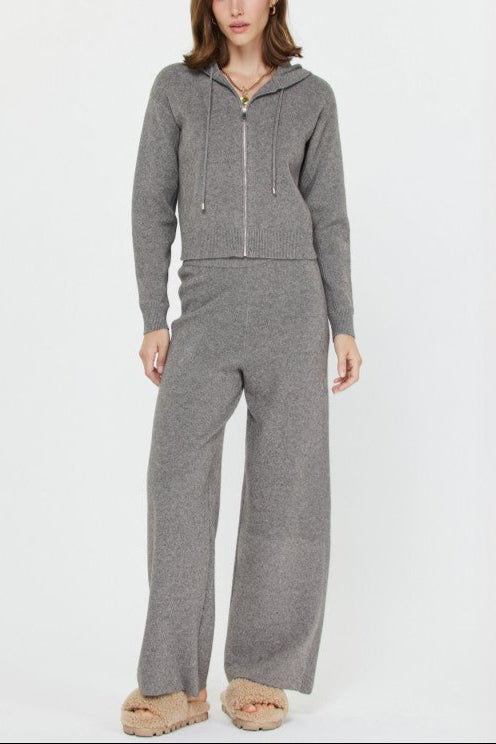 Wide-Leg Knit Lounge Pants (2 Color Ways)
