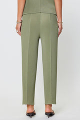 Pleated Tapered Pants W/side Panels
