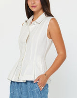 Layered Jacket & Vest Set