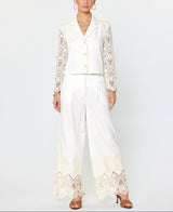 Crochet Lace Cropped Jacket