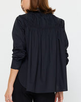 Floral Appliqué Button-Down Shirt (2 Color Ways)