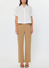 Cropped Pleated Back Shirt (2 Color Ways)