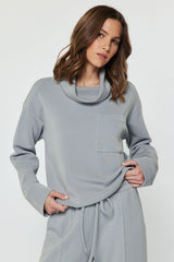 Cloud Cowl Modal Sweatshirt (2 Color Ways)