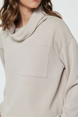 Cloud Cowl Modal Sweatshirt (2 Color Ways)