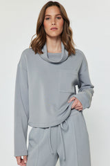 Cloud Cowl Modal Sweatshirt (2 Color Ways)