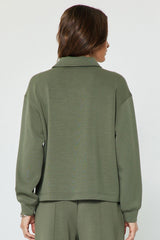 Off-Duty Half-Zip Polo