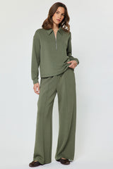Off-Duty Half-Zip Polo