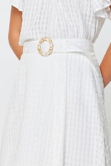 Asymmetric Hem Midi Skirt (2 Color Ways)