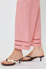 High-Rise Wide Leg Pants with Scarf Belt