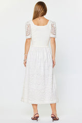 Lace Embroidered Maxi Dress