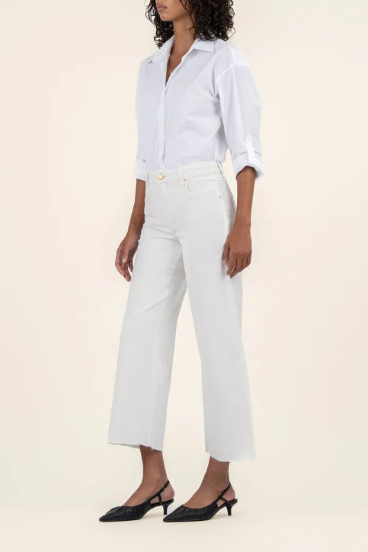 Meg Velvet High Rise Wide Leg Pant