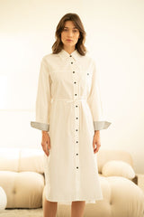 Shirt-Style Midi Dress