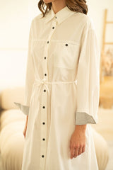 Shirt-Style Midi Dress