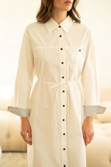 Shirt-Style Midi Dress