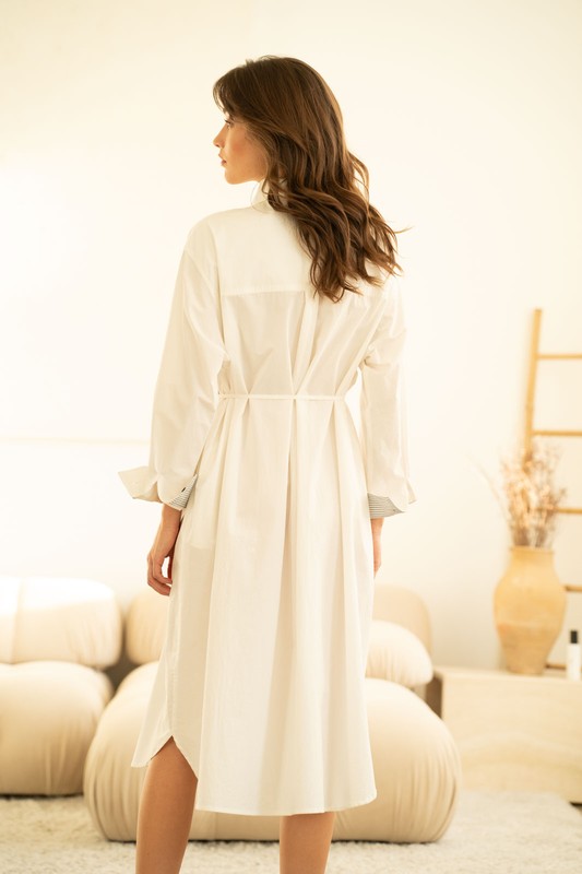 Shirt-Style Midi Dress