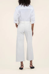 Meg Velvet High Rise Wide Leg Pant