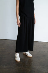 Pleated Wide-Leg Pants (3 Color Ways)