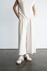 Pleated Wide-Leg Pants (3 Color Ways)