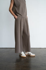 Pleated Wide-Leg Pants (3 Color Ways)