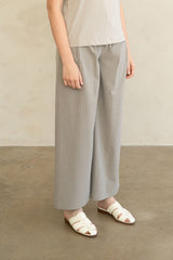 Tailored Pinstripe Wide-Leg Pants (2 Color Ways)