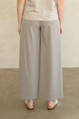 Tailored Pinstripe Wide-Leg Pants (2 Color Ways)