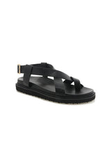 Zarai Black Sandals