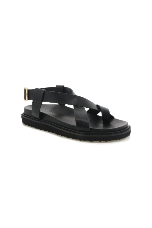 Zarai Black Sandals