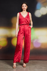 Effortless Satin Wide Leg Pants