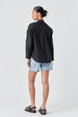 Flower Brooch Shirt