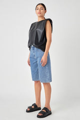 Low Waisted Denim Shorts