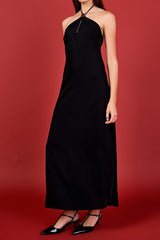 Luna Halter Neck Maxi Dress