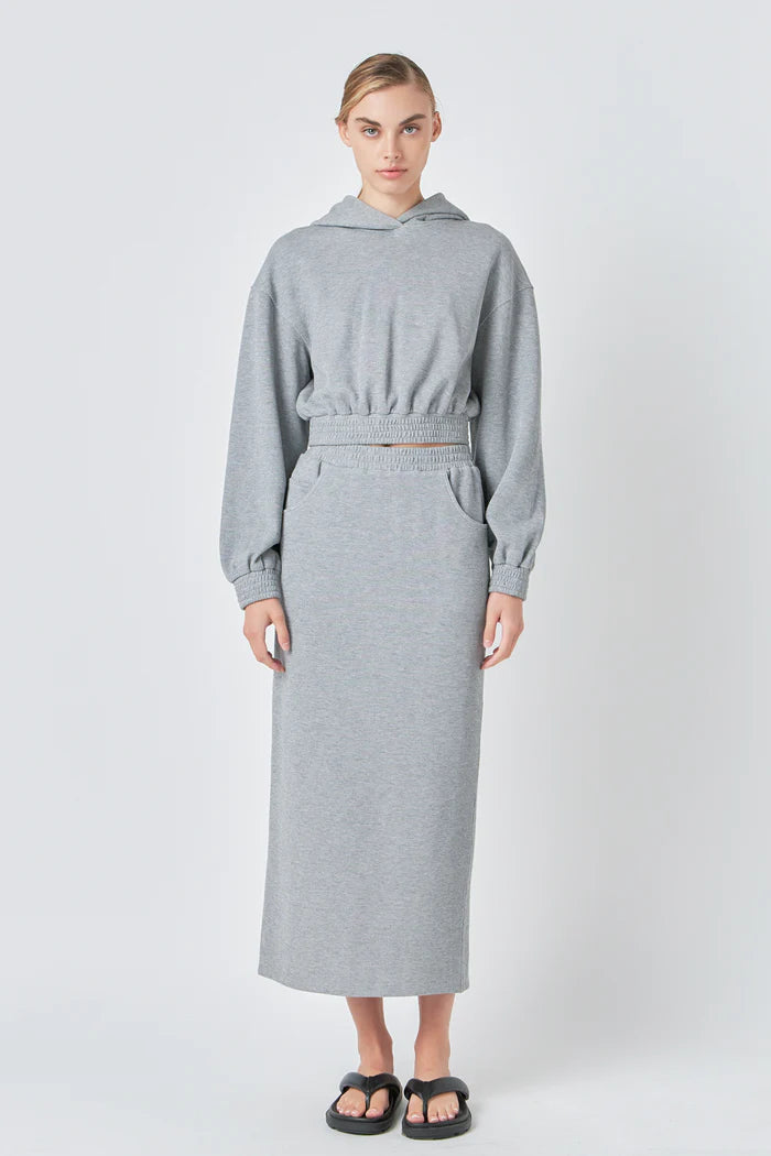 french terry maxi dress French Terry Maxi Skirt – v o g l i o
