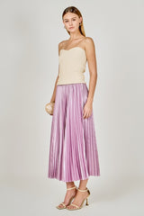 Sunburst Pleated Skirt