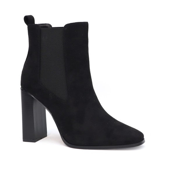 Block Heel Ankle Boots