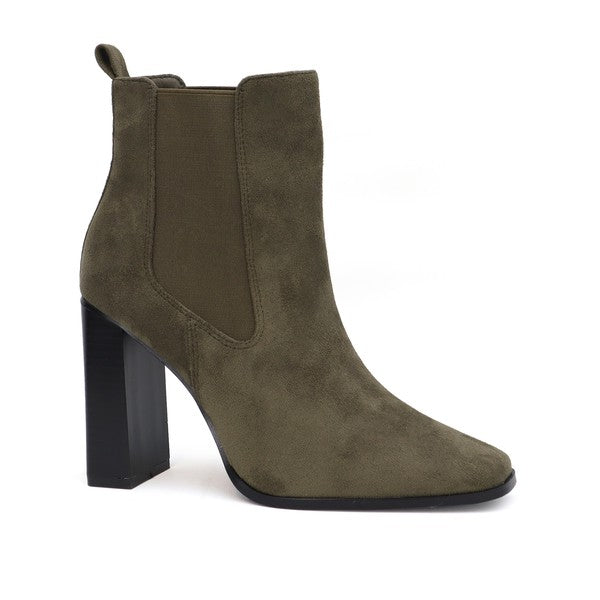 Block Heel Ankle Boots