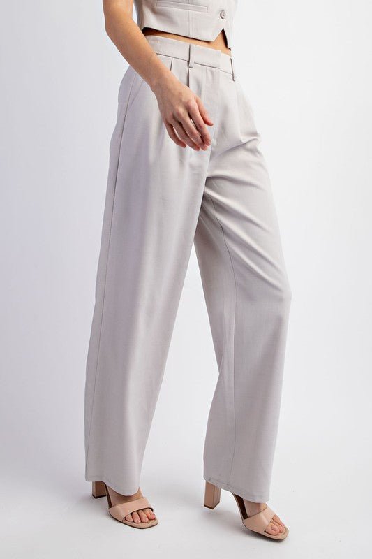 Dove Solid Woven Pants