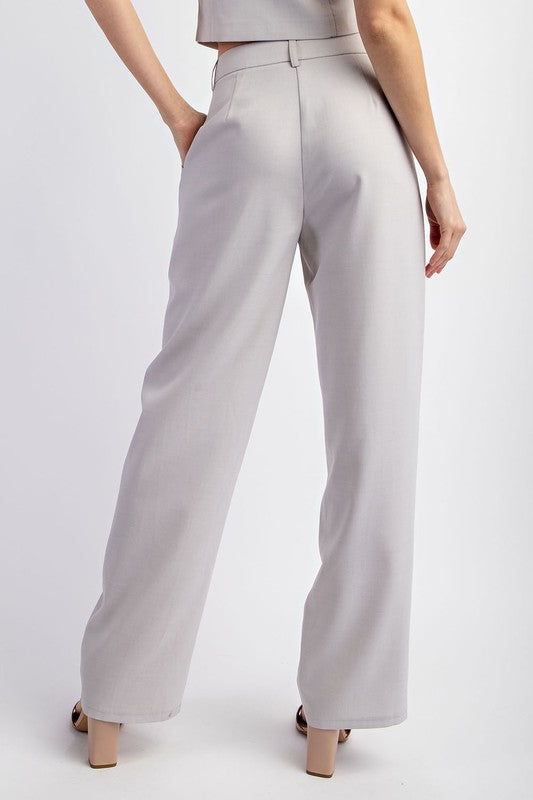Dove Solid Woven Pants