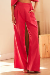 Zipper Hook Side Pocket Pants