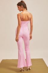 Sparkle Trim Sequin Jumpsuit