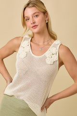 Crochet Knitted Tank Top (2 Color Ways)