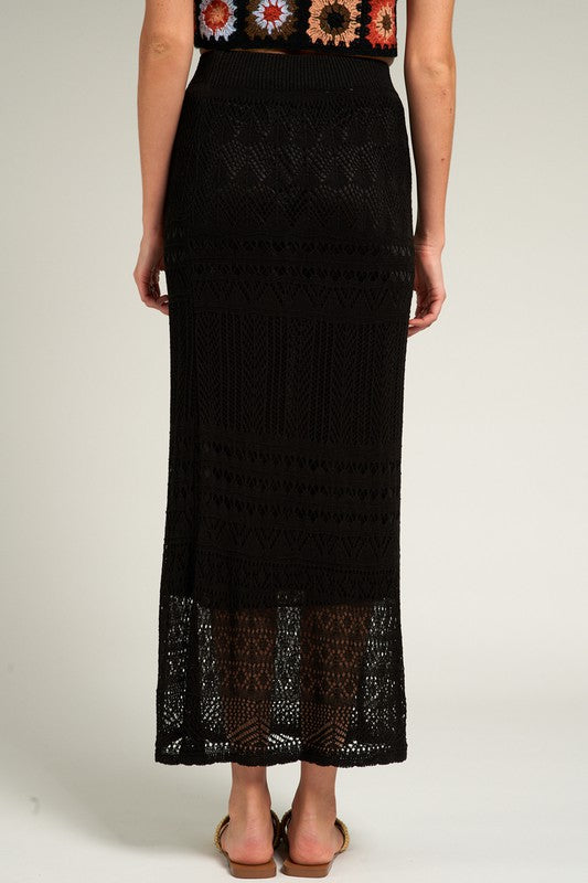 Crochet Midi Skirt