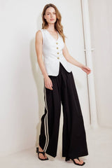 Tailored White Vest