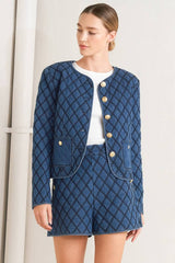 Quilted Woven Jacket