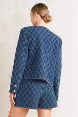 Quilted Woven Jacket