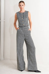 Houndstooth Vest