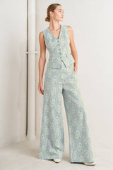 Woven Bonded Lace Vest