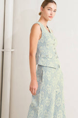 Woven Bonded Lace Vest